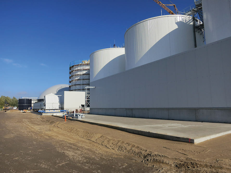 Biomethanwerk der Suiker Unie GmbH & Co. KG in Anklam