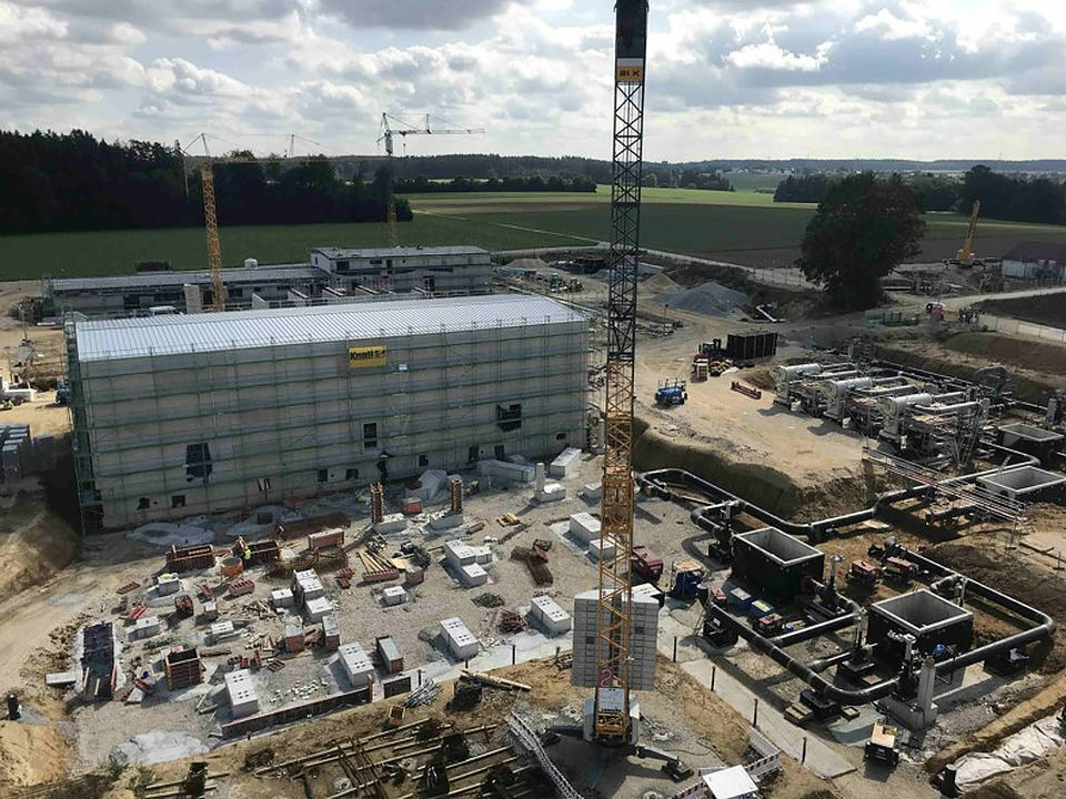 Neubau einer Verdichterstation in Wertingen
