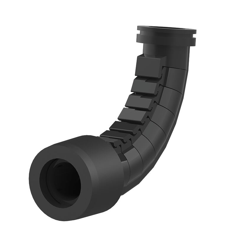 Curva di guida con adattatore - per MIS 60